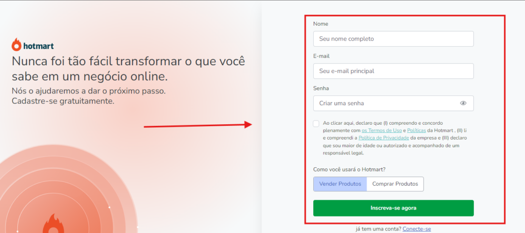 Como se Cadastrar na Hotmart e Ganhar Dinheiro