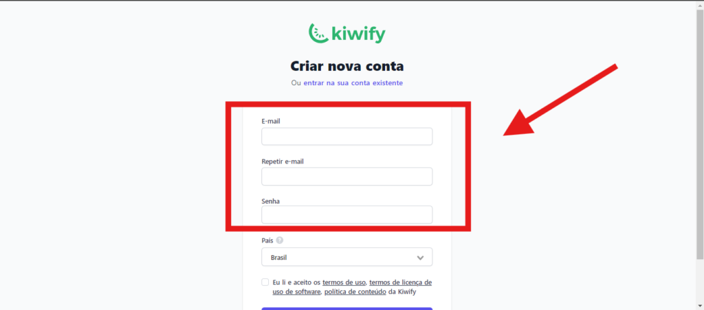 Como Se Cadastrar na Kiwify